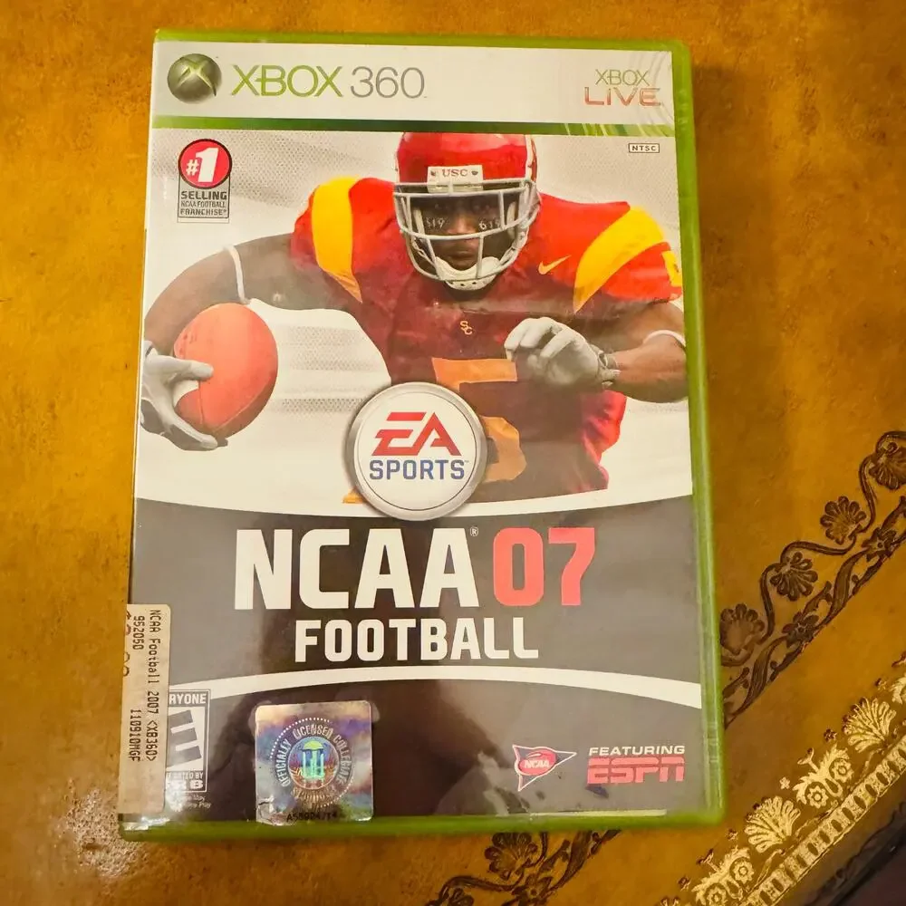 NCAA 07 Football Microsoft XBOX 360 Video Game with Manual